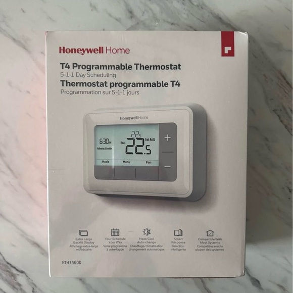 Honeywell Home T4 Programmable Thermostat - White - Picture 1 of 4
